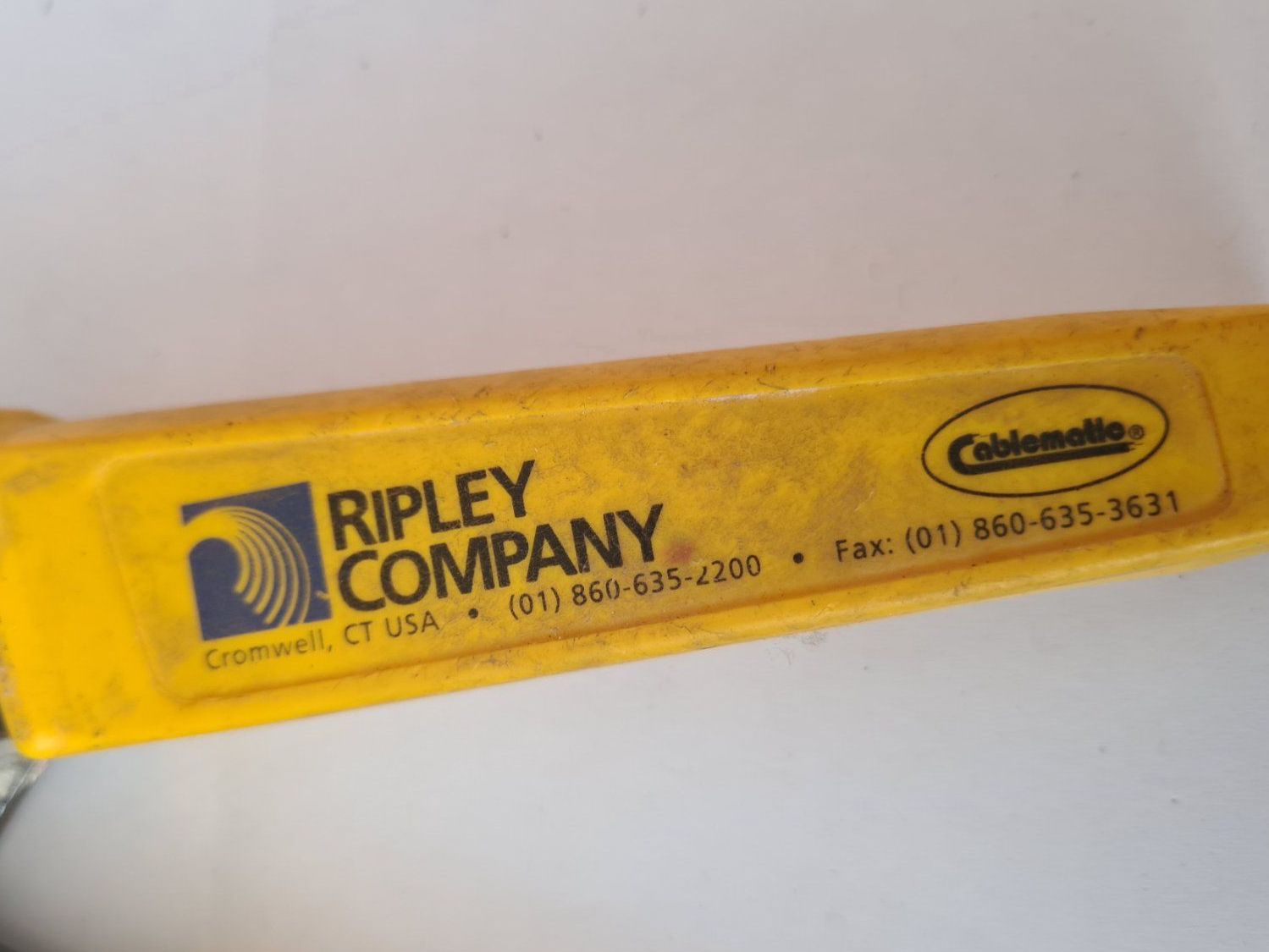 Alle Werkzeuge: Ripley Cablematic CR 596B Crimpzange gelb – Gebraucht aus Zürich von Alibaba1234 1