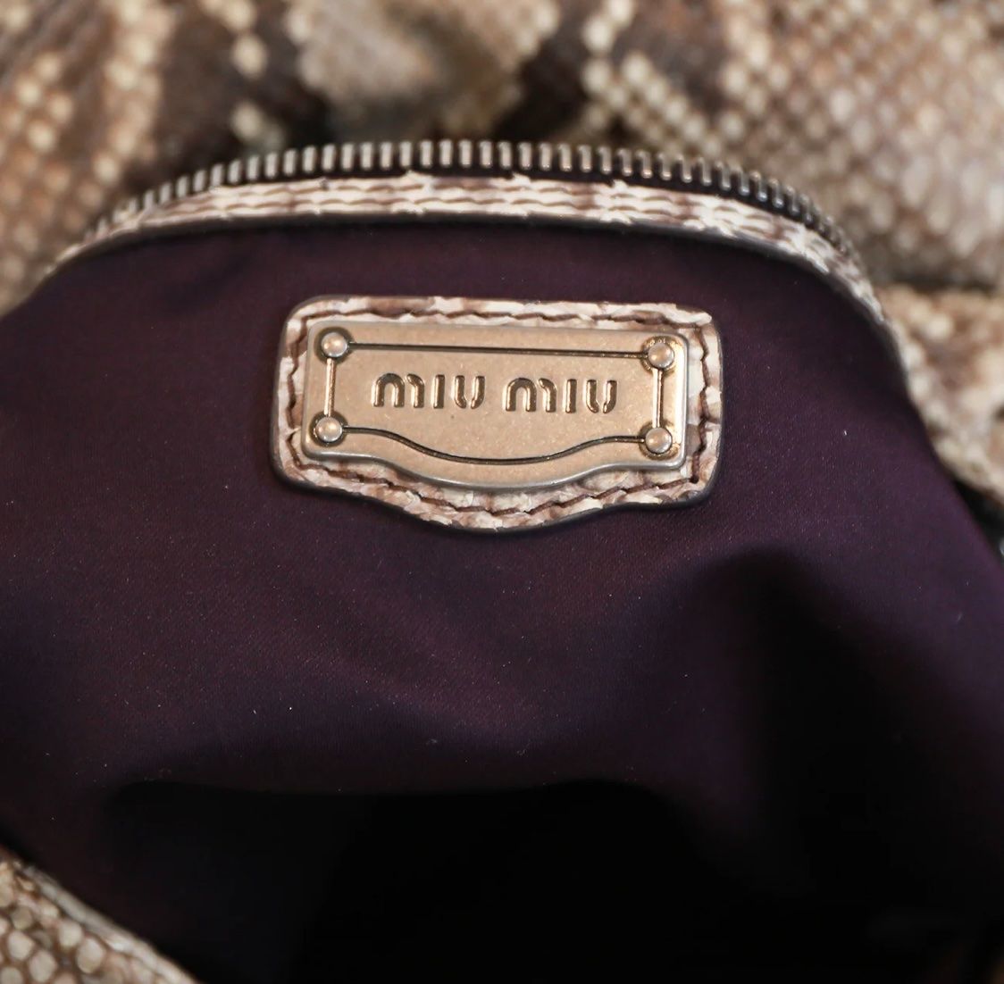 Miu Miu Borse da donna: 100% original miu miu python shoulder bag – Nuovo (secondo la descrizione) da Zug venduto da dim_np7l 8