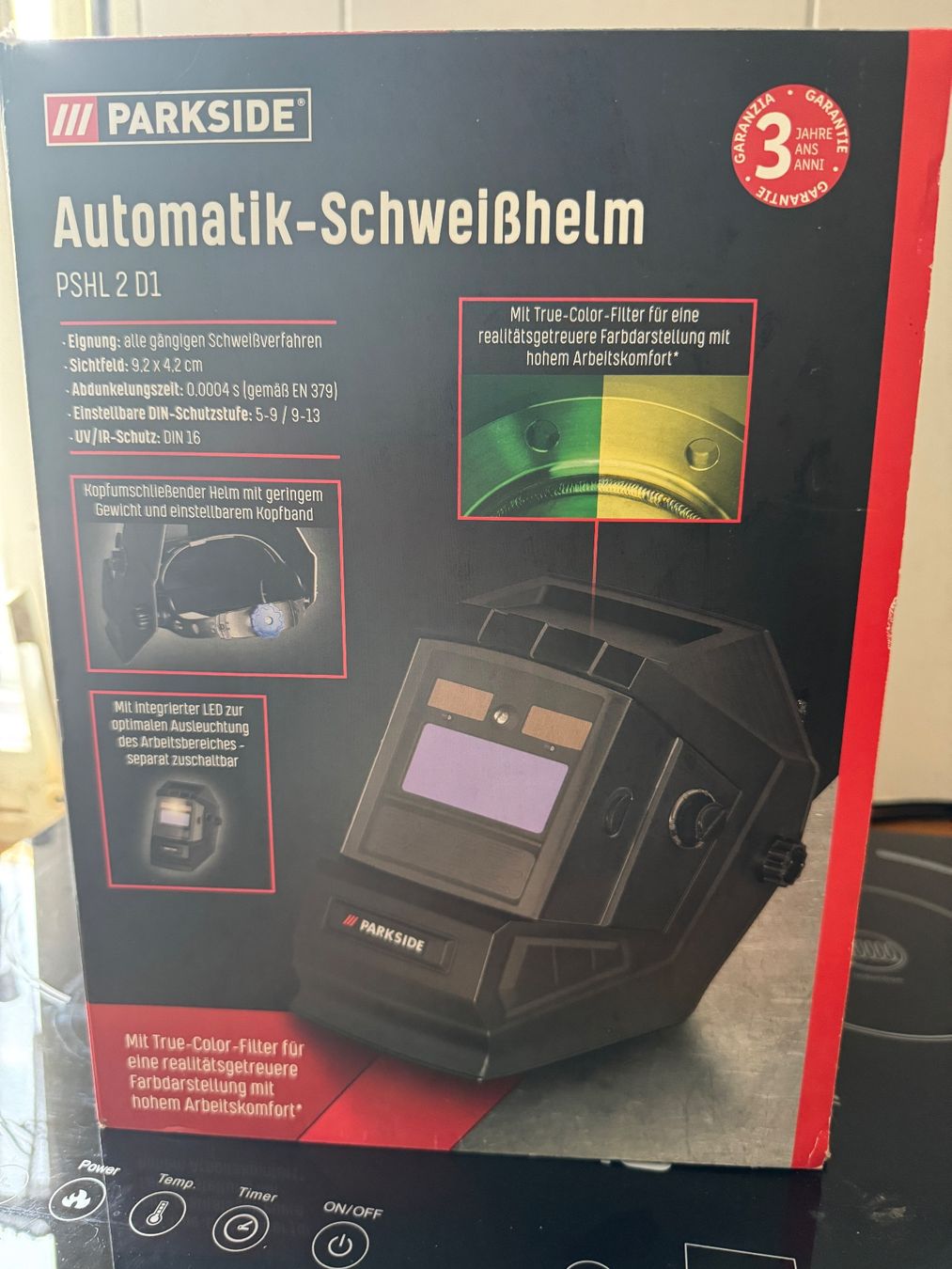 Parkside Postes à souder: Parkside Schweisshelm Automatik mit LED PSHL 2 D1 – Neuf avec emballage d'origine à Rüti ZH par Eraymueller 1