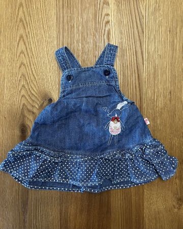 Babykleidung: Latzkleid, blue seven, 56