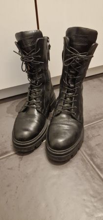 Stivali Combat Neri, Misura 37- Perfetti per l'Inverno!