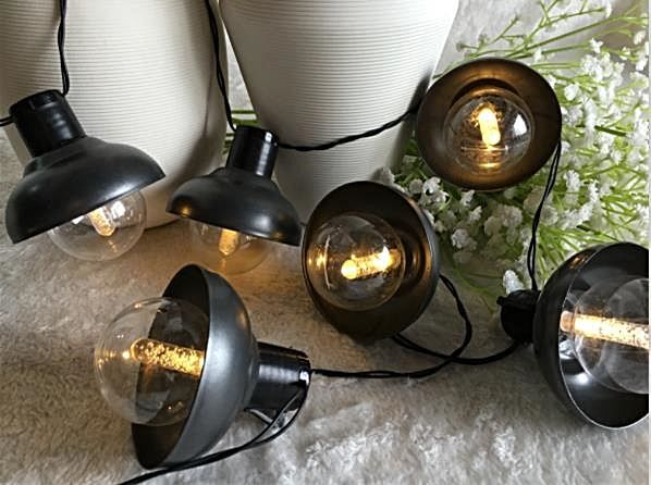 Ghirlande e barre luminose: Lichterkette 10 Led Birnen Lampenschirm – Nuovo e nell'imballaggio originale da Wettingen venduto da Swala 3