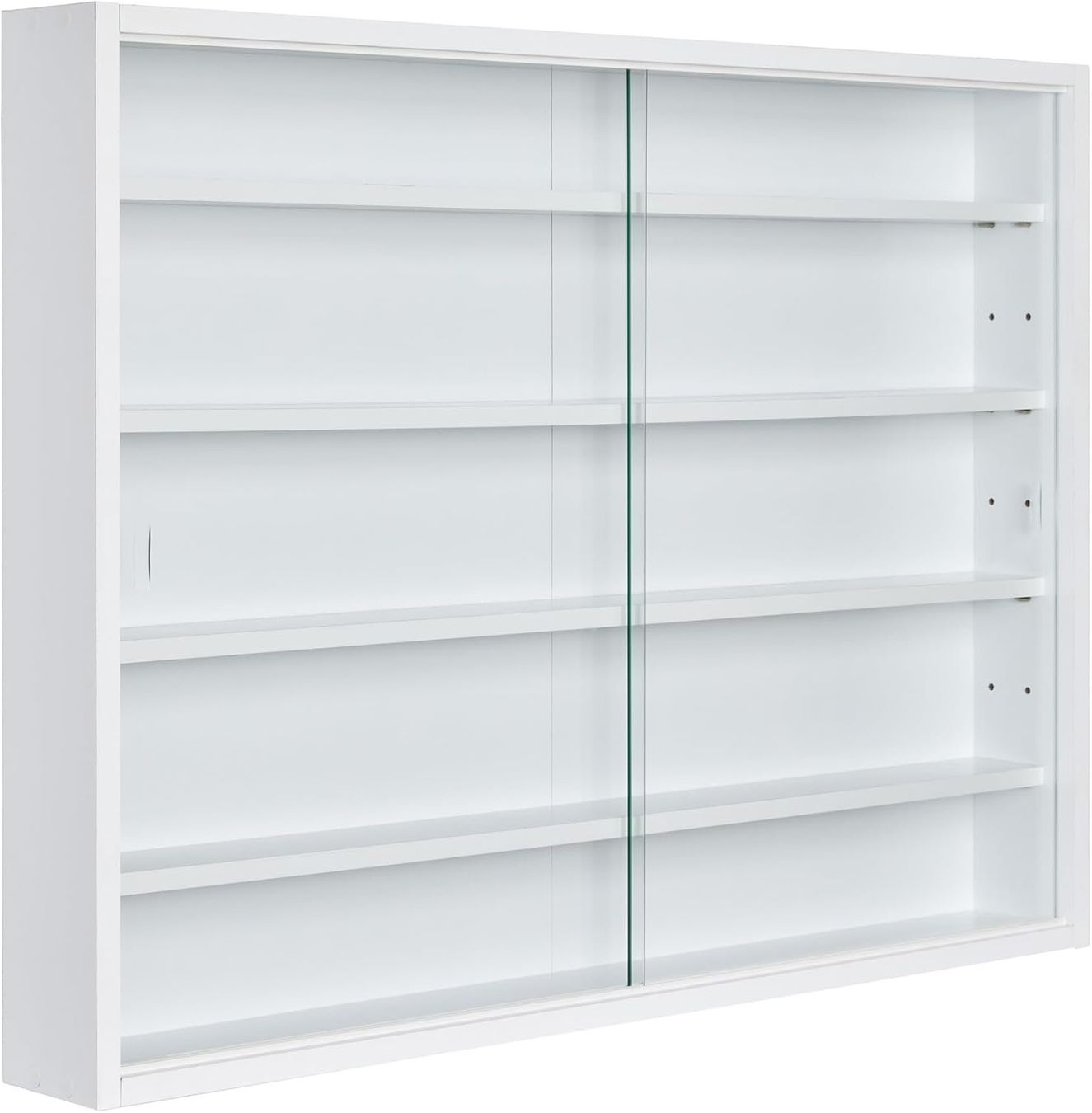 Vetrine: Sammlervitrine, Hängevitrine, Wandregal, Glasvitrine - Weiss – Nuovo e nell'imballaggio originale da Fislisbach venduto da IboTrade 1
