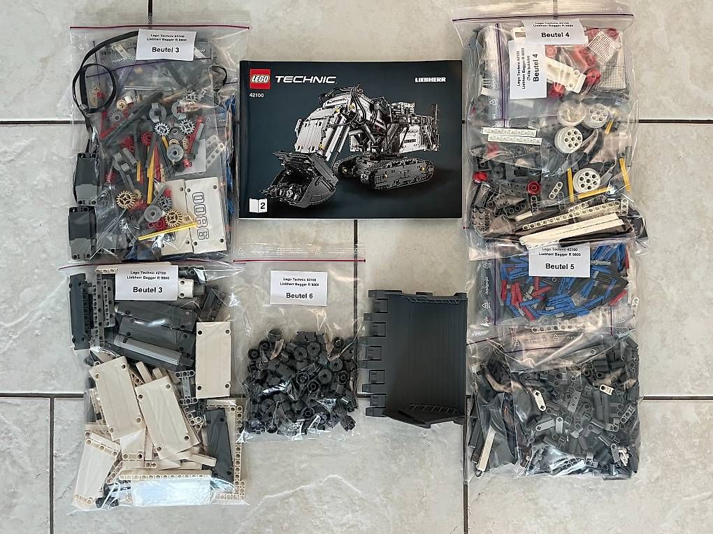 Lego Baukästen: Lego Technic 42100 Liebherr Bagger R9800 – Gebraucht aus Felben-Wellhausen von PeriFel 2