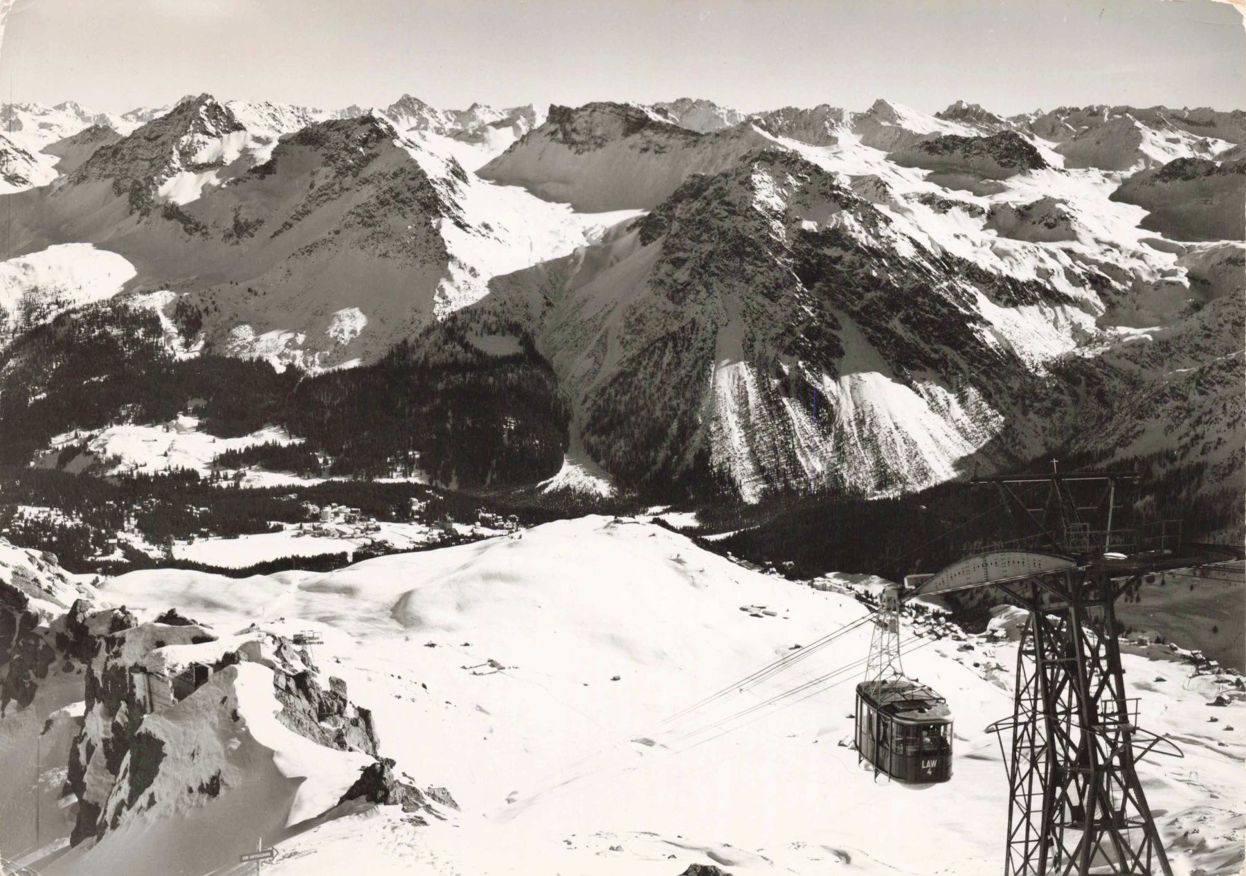 Ansichtskarten: Arosa Luftseibahn Weisshorn G – Gebraucht aus Biasca von Blenio71