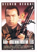 Steven Seagal Michael Caine & Joan Chen Autogramm signiert