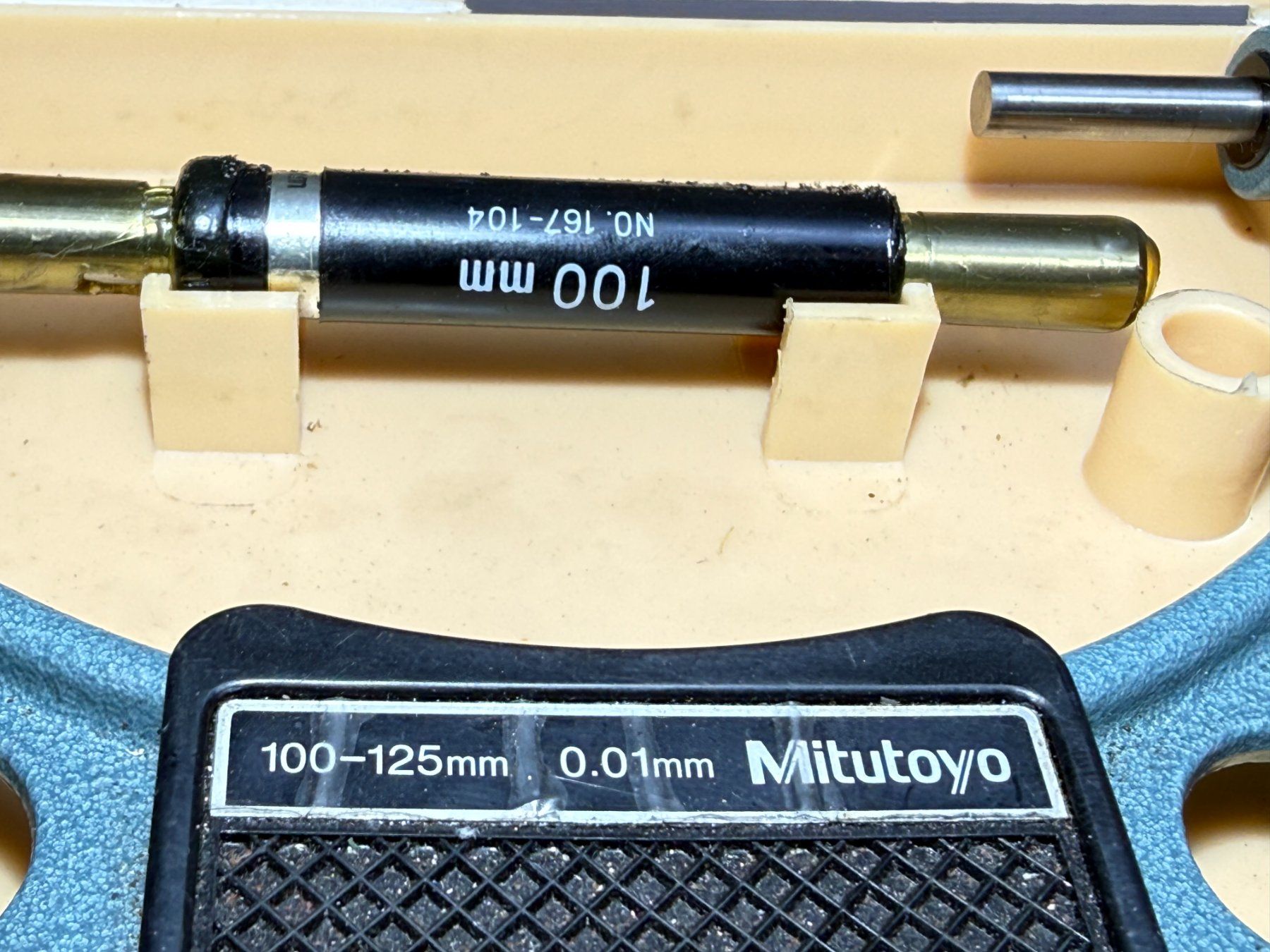 Mitutoyo Misurare: Mitutoyo 100-125mm Aussenmikrometer Mikrometer – Usato da Boswil venduto da ABLagerBoswil 5