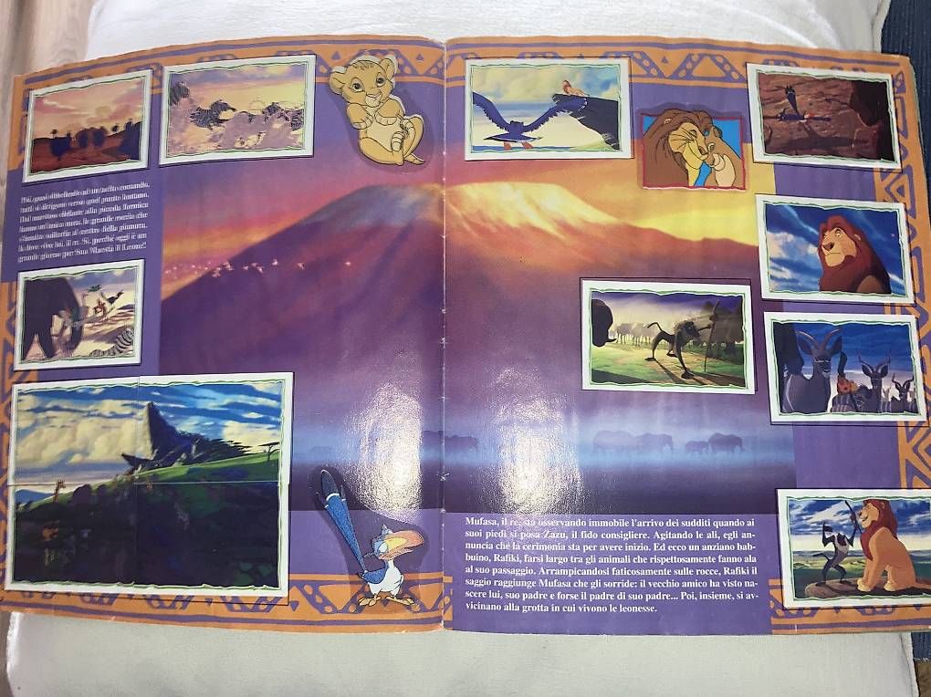 Carte collezionabili: Album Re Leone completo Panini – Usato da Bedano venduto da bed_6sb7 1
