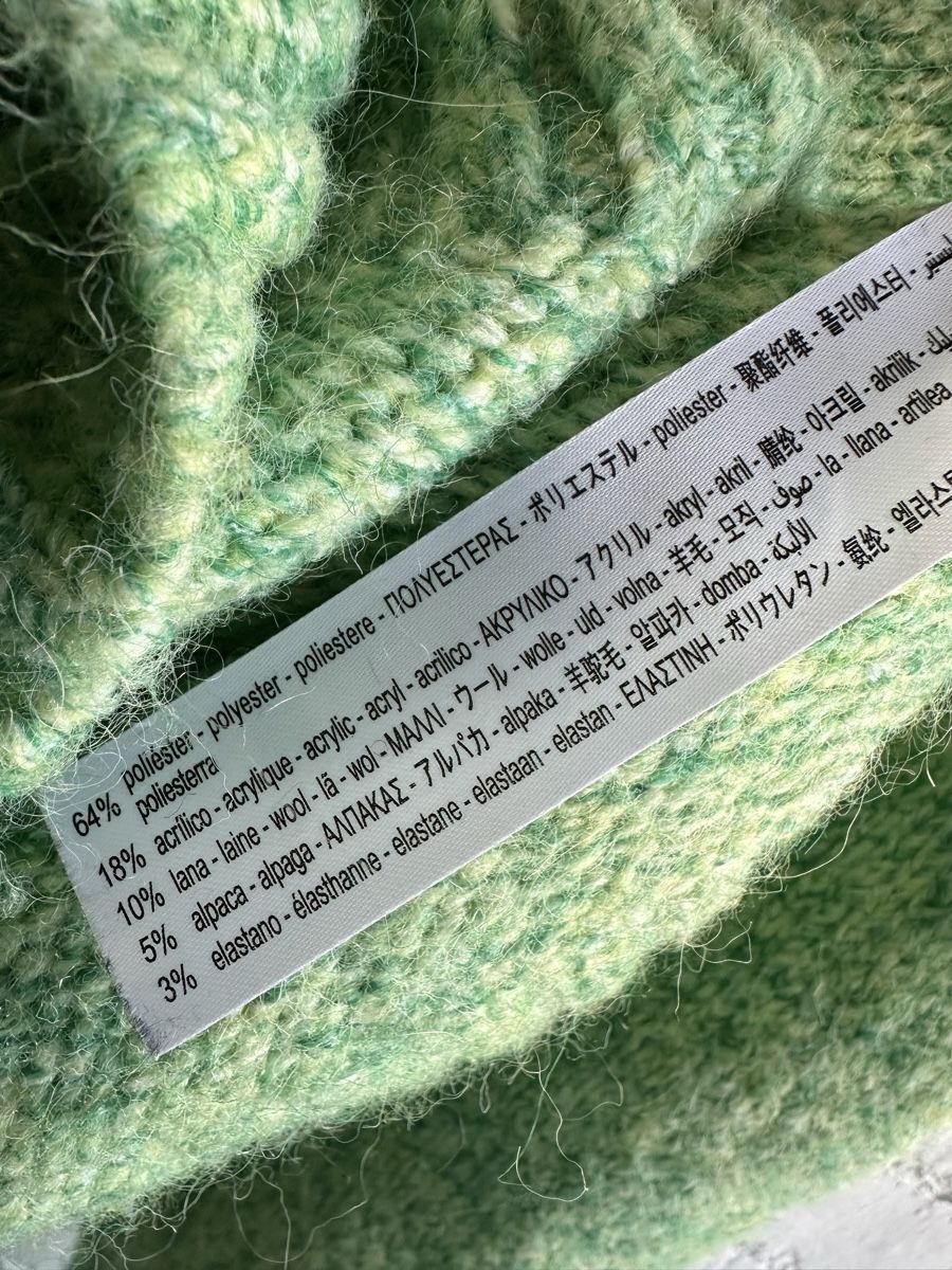 Zara Maglioni & Felpe: Kuscheliger Strickpullover in Grün | von Zara | Gr. M – Usato da Bern venduto da Fraeuleinhonig 5