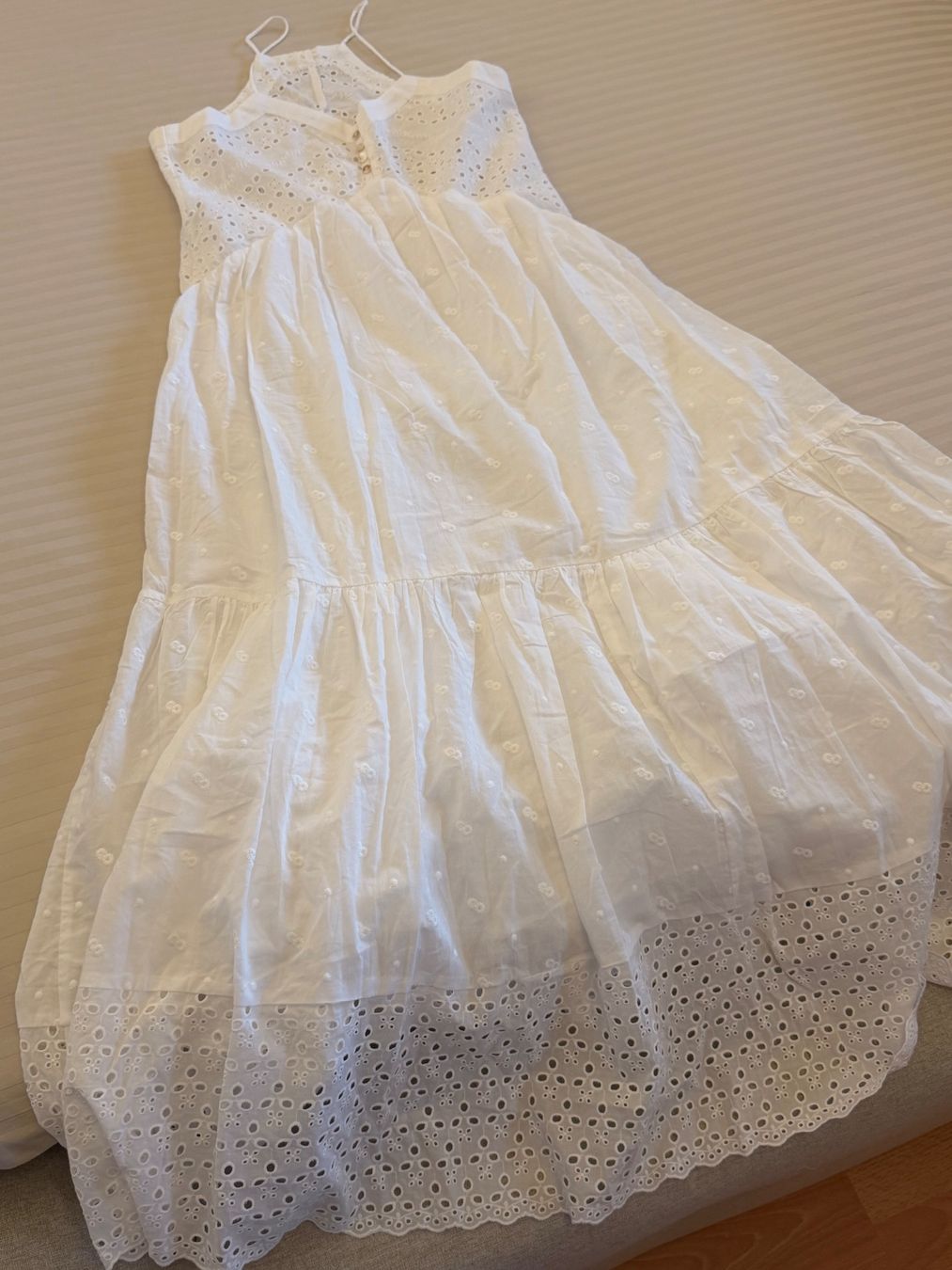 Vestiti: Weißes Boho-Kleid – 100% Baumwolle – Nuovo e nell'imballaggio originale da Hüttikon venduto da fra_7mtn 2