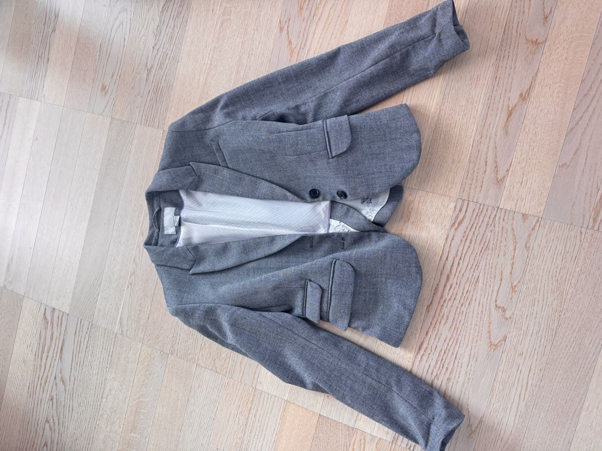 H&M Giacche: Hübscher Blazer, grau, Grösse 36 – Nuovo (secondo la descrizione) da Zürich venduto da bgTri