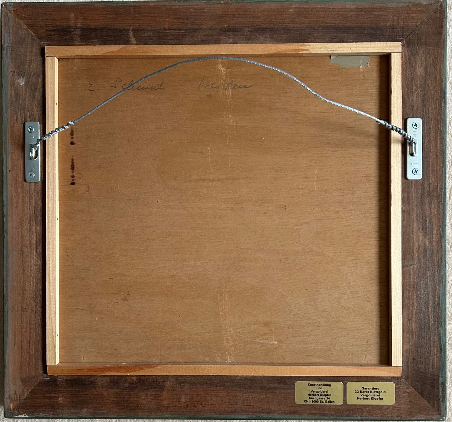 Dipinti: E. Schmid (1929) Herbstlicher Waldrand – Usato da Turgi venduto da dewi2003 1
