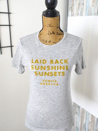 H&M T-Shirt, Venice Print, Grösse XS, Top Zustand!