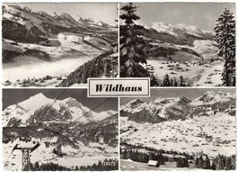 Wildhaus - 4 Bild AK