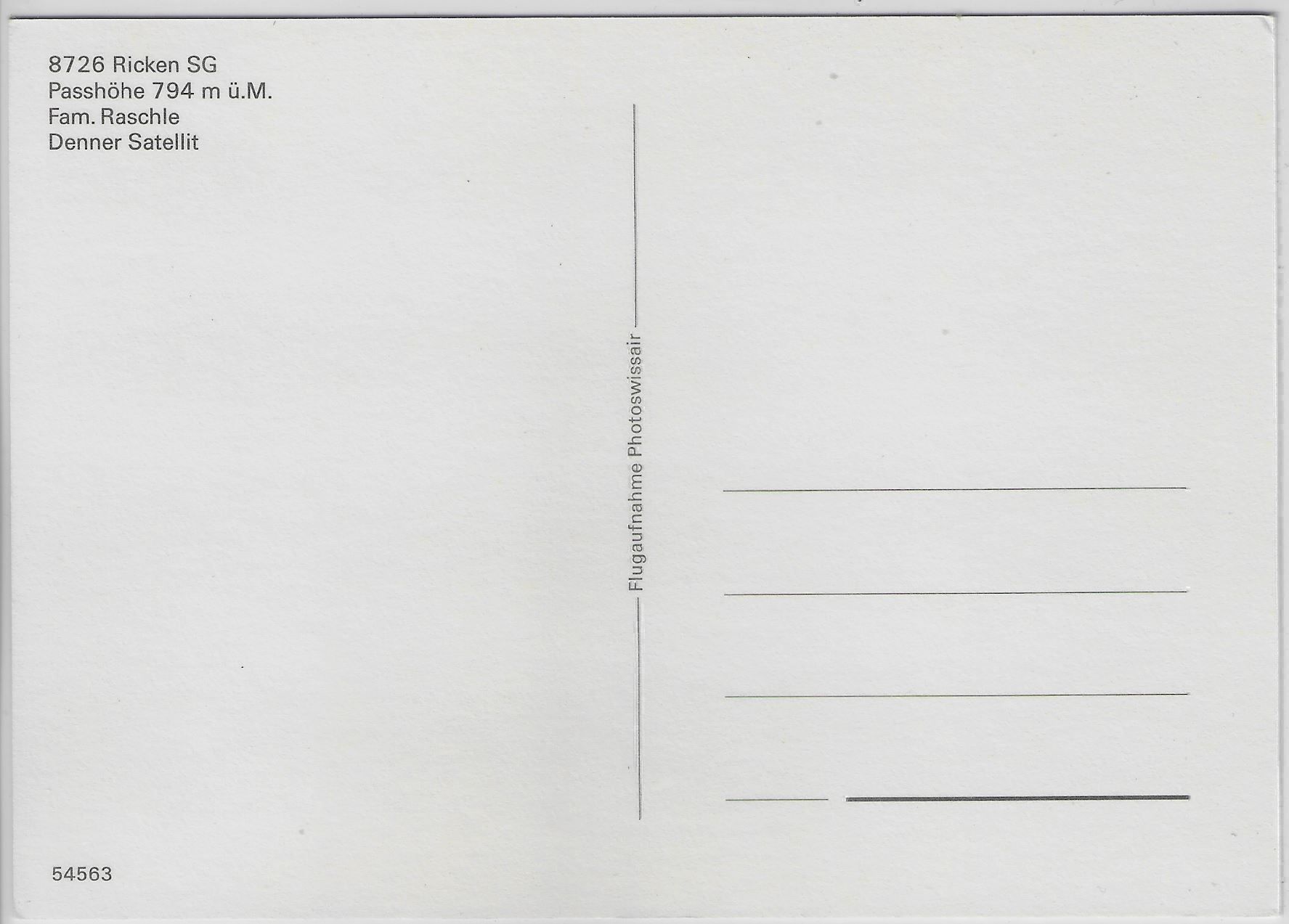 Cartoline postali: Flugaufnahme Ricken SG – Antico da Ettingen venduto da Kartenplanet 1
