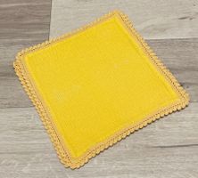 2 Tischsets Gelb mit Umrandung ca. 32.5 x 34 cm Tafel Tisch