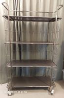 Vintage Rollregal, Industrial Design, Metall, Top Zustand!
