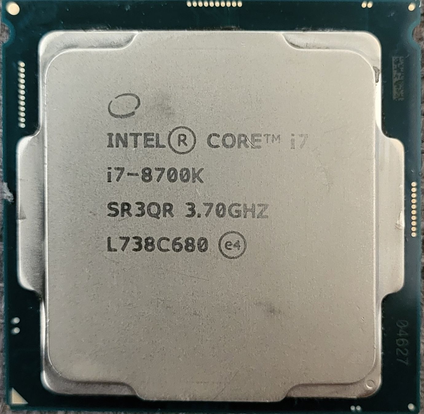 Intel PC: 1×Intel Core i7-8700K 3.70GHz Prozessor – Usato da Zürich venduto da Gulbi1919 1