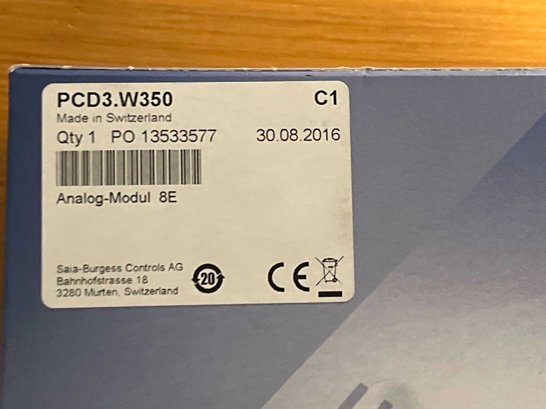 Sistema di controllo: Analog- E-Modul  PCD3.W350 8 Eingänge für PT100 – Nuovo e nell'imballaggio originale da Kaltbach venduto da tweka56 1