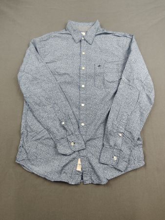 DOCKERS | chemise bleu motif feuilles slim fit | M homme