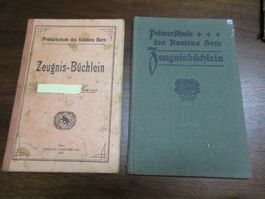 Schulzeugnisbüchlein BERN / 1914 und 1918