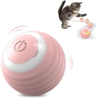 Suba Elektrisch Katzenball mit LED Licht, Rose