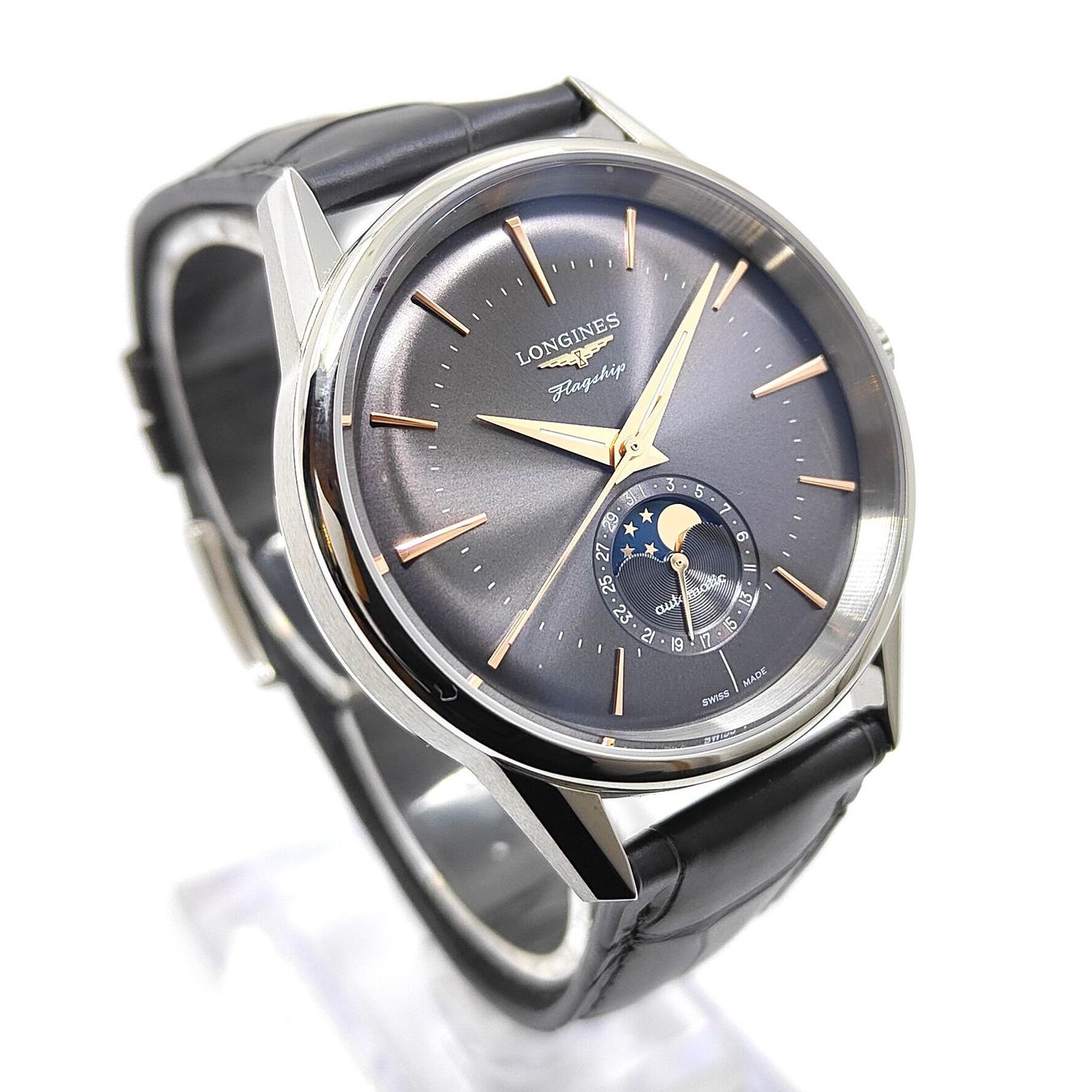 Longines Orologi: Longines Flagship Heritage Moonphase (Full Set 03.2025) – Nuovo (secondo la descrizione) da Montreux venduto da CashPay_Montreux 5
