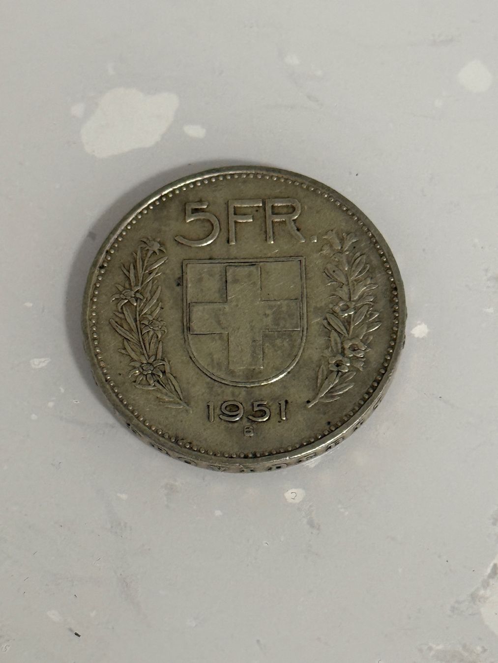 Alle Münzen: 5 Franken 1951  Silber – Gebraucht aus Wallisellen von SWISS_SILVER1 1