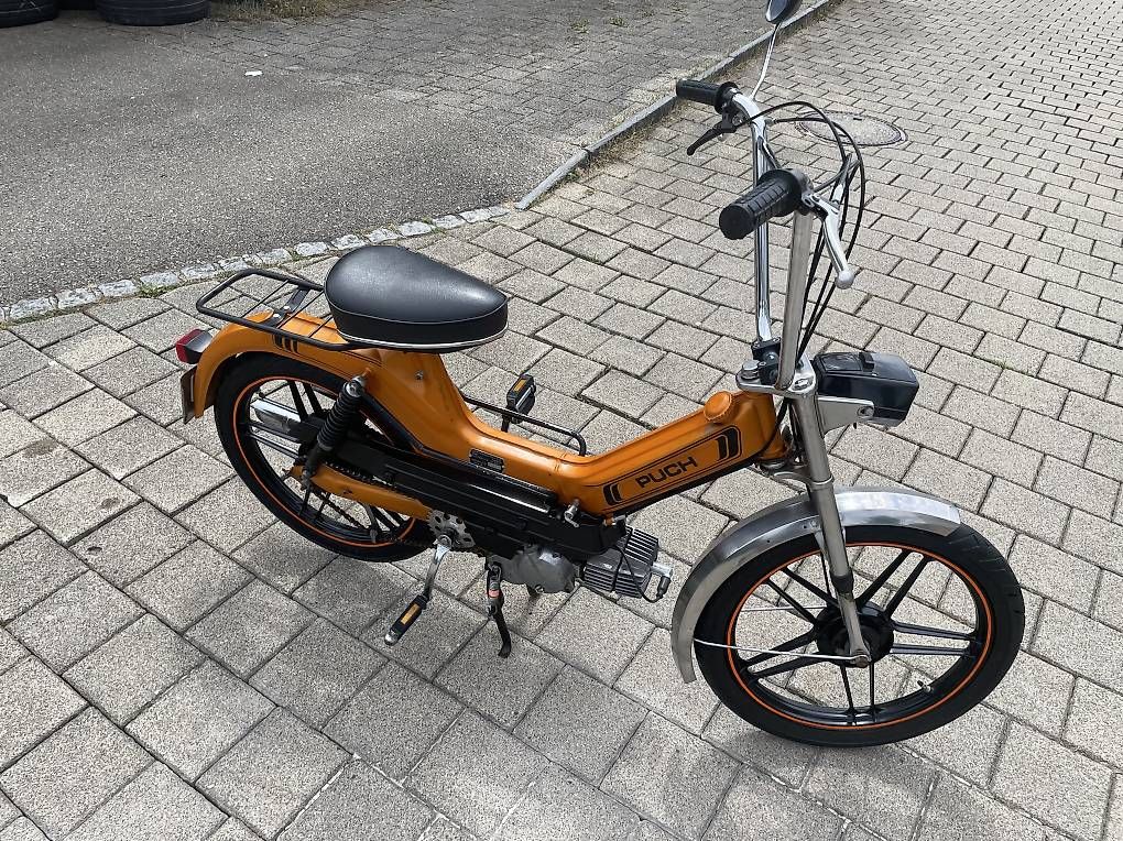 Puch Ciclomotori: Puch Maxi S in Orange mit mutching Numbers – Usato da Eschenbach SG venduto da Manu_89_w 2
