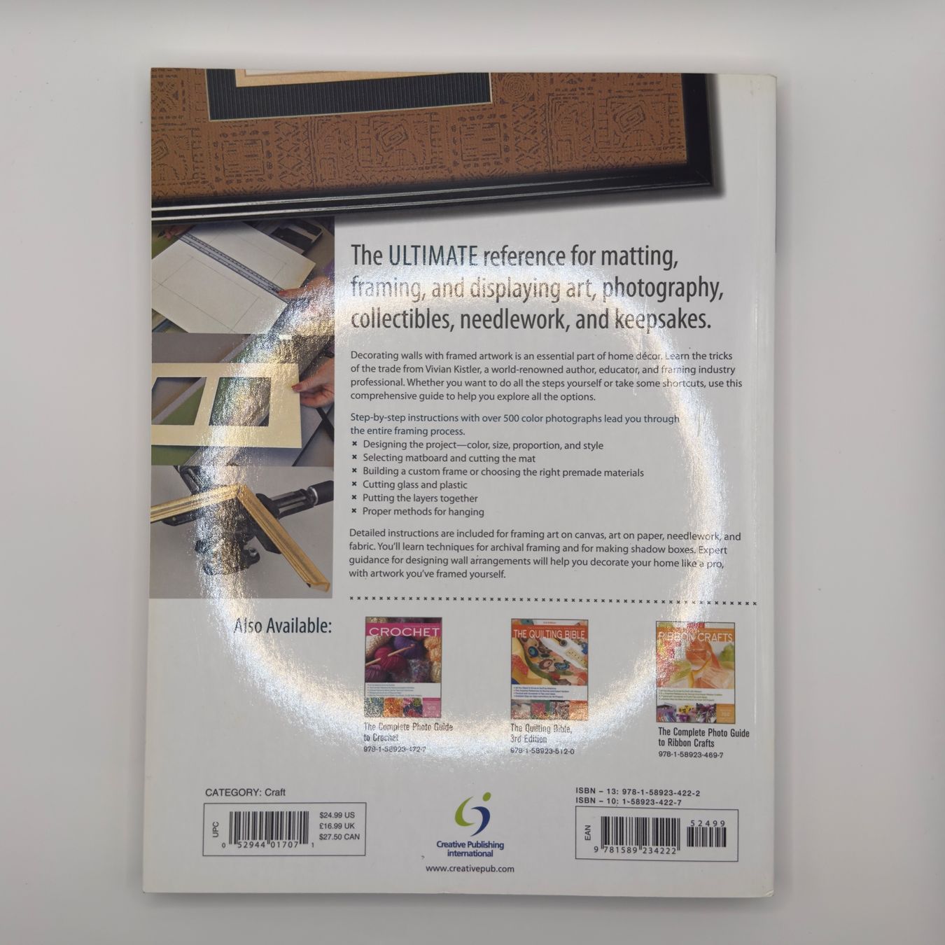 Libri: The Complete Photo Guide to Framing & Displaying Artwork – e – Usato da Jonen venduto da BMWE369 1