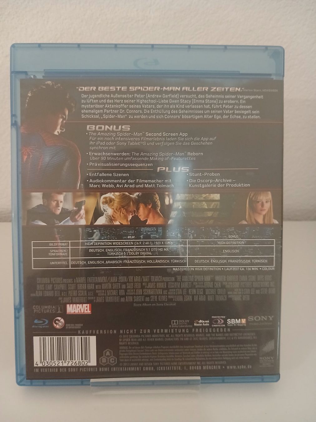 Tutti i DVDs: The Amazing Spider-Man – Usato da St. Margrethen SG venduto da SamusAran 1