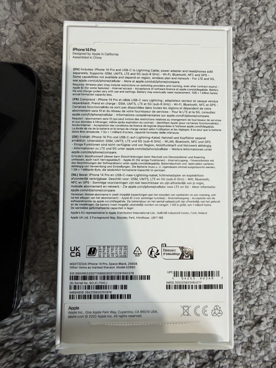 Apple Telefoni cellulari / Smartphones: Apple iPhone 14 Pro 256GB Space Black – Usato da Gachnang venduto da Michi1903 7