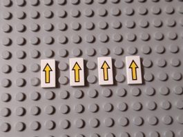 LEGO Classic Space - Bedruckte Fliesen - 3069p06 (Lot 2)