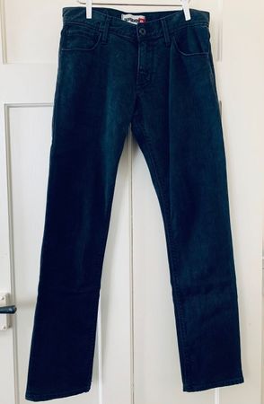Jeans schwarz, Quiksilver, Gr. 38, 100% Baumwolle