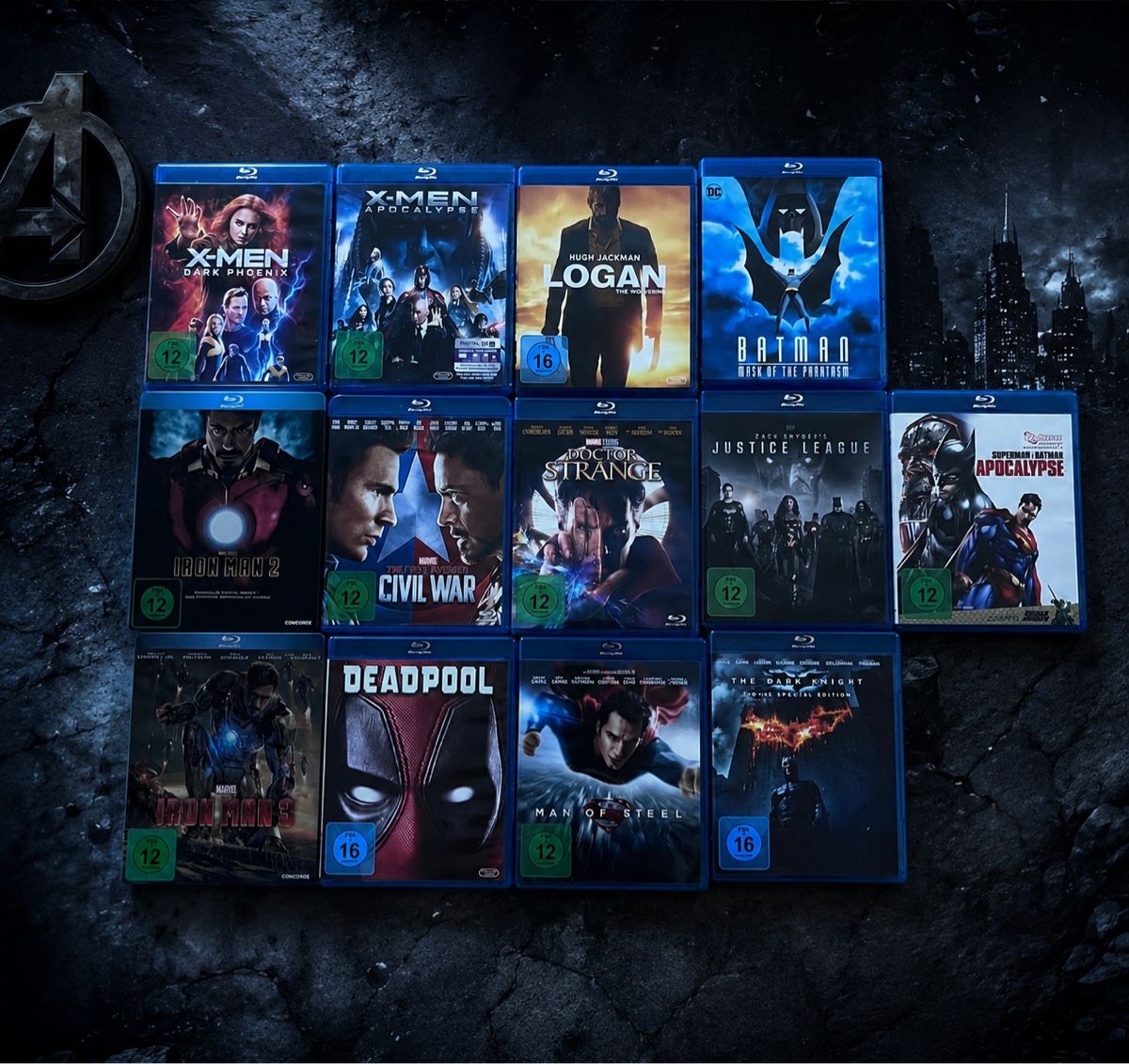 Tutti i DVDs: Superhelden Blu-ray Sammlung | Marvel & DC | 13 Filme – Nuovo (secondo la descrizione) da St. Gallen venduto da Starlord77