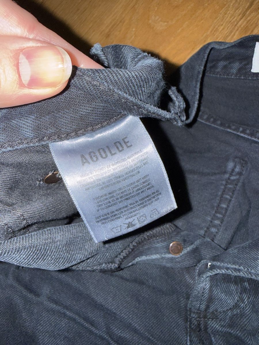 Agolde Jeans: Black Denim Agolde Jeans – Usato da Bottmingen venduto da Itsclaire 5