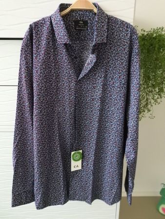 Herrenhemd Grösse 3XL, 100% Baumwolle - NEU