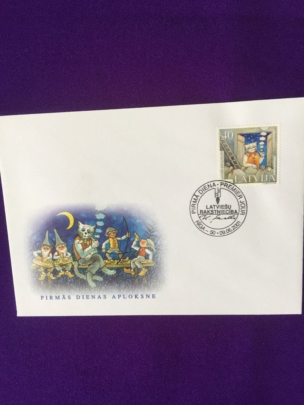 Alle Briefmarken: Briefmarken von Lettland – Gebraucht aus Zürich von Linthi1 6