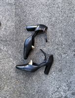 vintage Paul Green Pumps Schwarz Leder Grösse 40