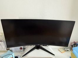 AOC Monitor Curved 34 Zoll(Preis verhandelbar)