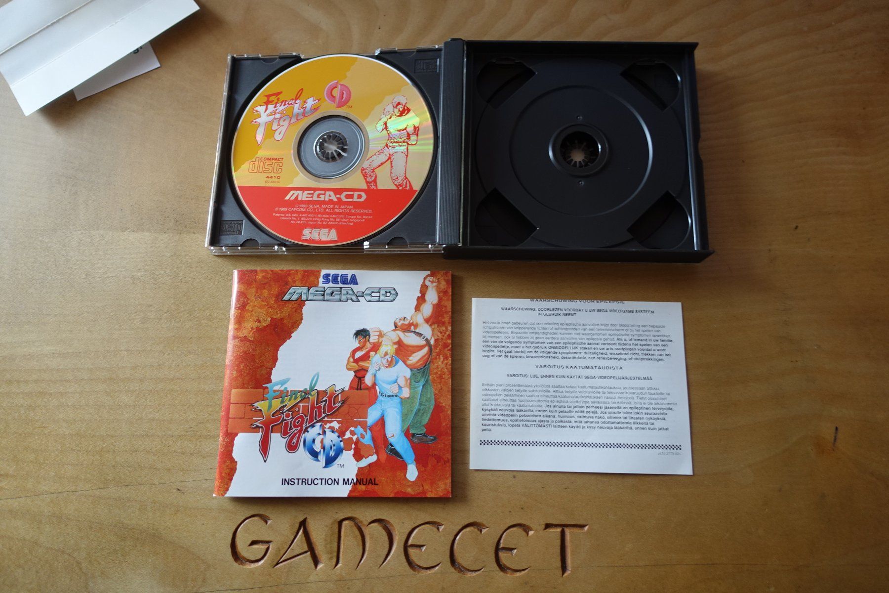Sega Giochi: Final Fight CD mit Spine - Rar – Usato da Steinach venduto da Gamecet 6