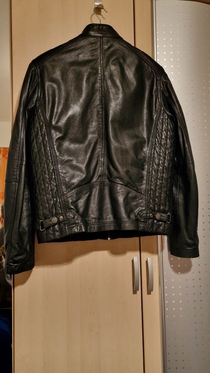 Giacche: Echt Leder Jacke saki Schwarz GR:52 (GÜNSTİG KAUFEN) – Usato da Waldenburg venduto da suzukibl 1