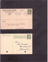 2 Postkarten 1923
