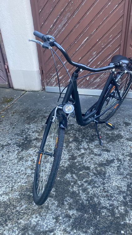 28 Zoll Damencityrad 21-Gang Kettenschaltung, Gepäckträger, Licht Und