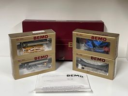 BEMO 7467 100 KK-W 7337 + 7370, K-w 7506 Rhb - Bauzug