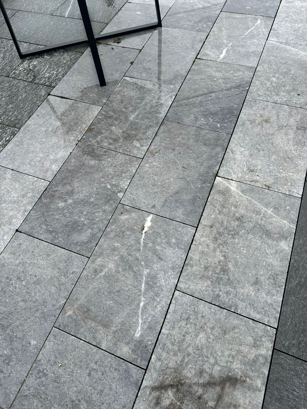 Bodenbeläge: 6.50 m2 Bodenplatten Marmor grau Format 60x40x3cm – Gebraucht aus Steinmaur von Steinbeisser