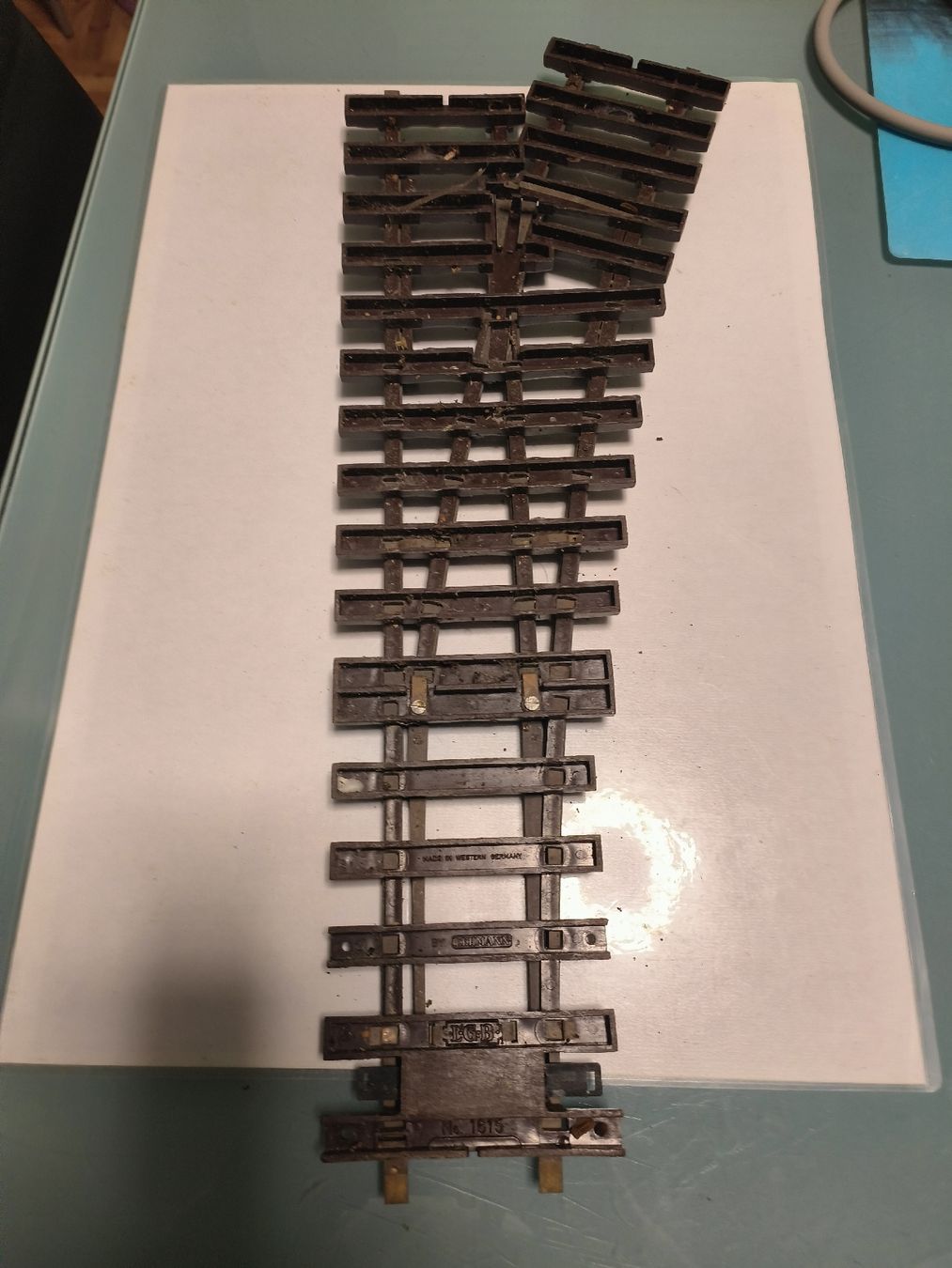 LGB Modellini di ferrovie: Lgb R3 weiche links – Usato da Muttenz venduto da christophkopp 1