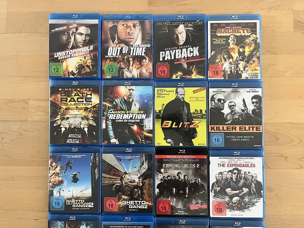Alle DVDs: 21 Blue Rays *ACTION* – Gebraucht aus Oberwil-Lieli von Space92 1