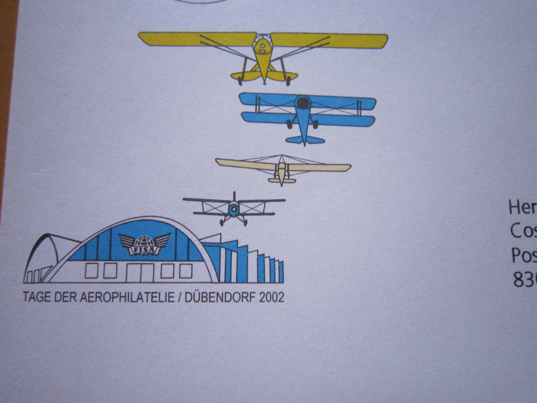 Alle Briefmarken: S2 Schöne Briefe 50 Jahre REGA 2002 – Gebraucht aus Giubiasco von sal_9j6w 7