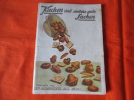 Kochbuch A.Wander Bern 1925